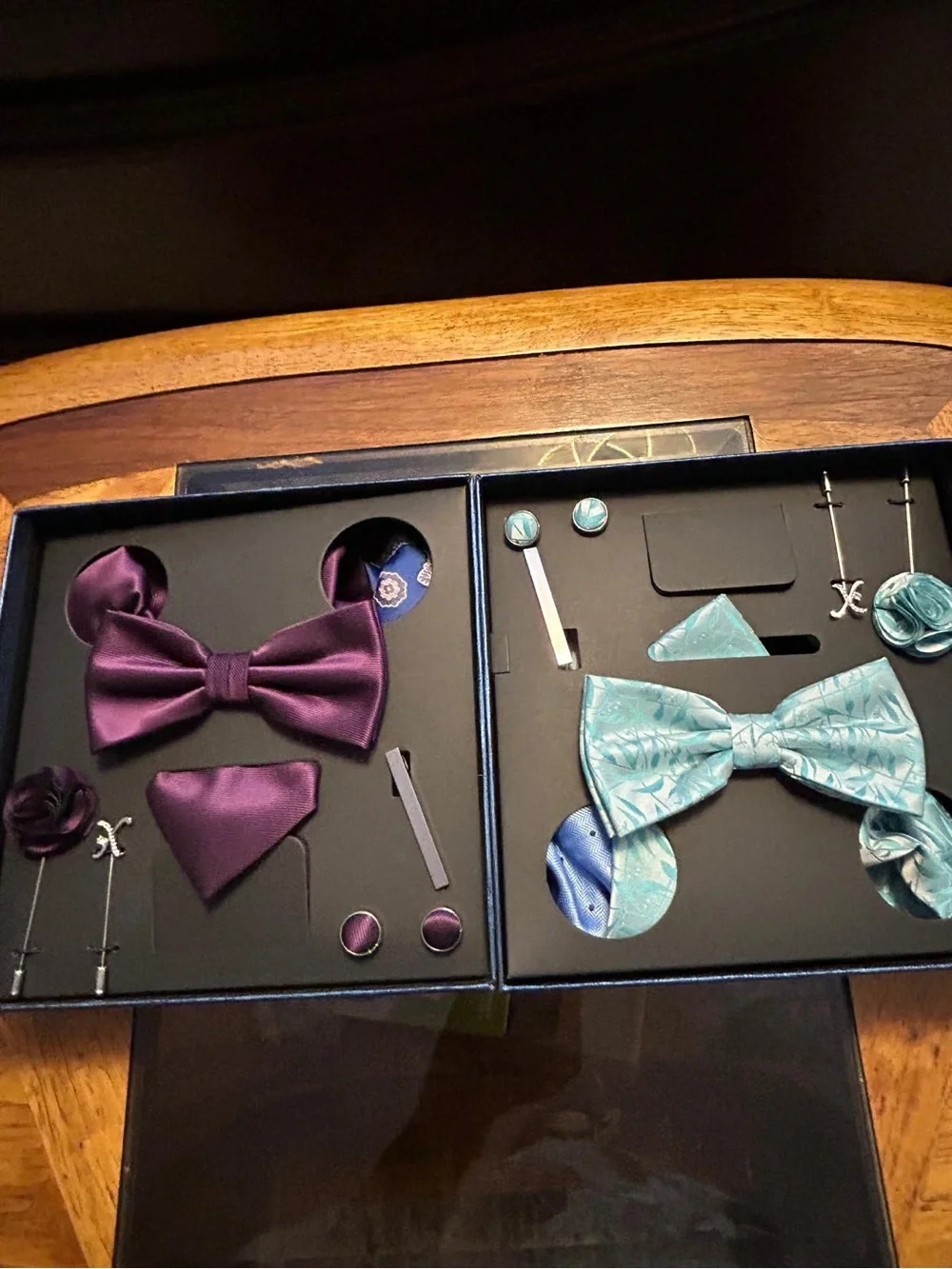 Kids Pink Bow Tie and Accessory Gift Set